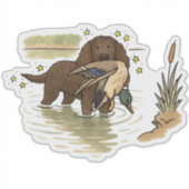 American Water Spaniel Auto-Aufkleber Aufkleber (Vorderseite)
