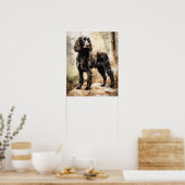 American Water Spaniel Dog Art Print Poster (Küche)