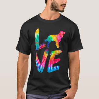 American Water Spaniel Gefärbte Krawatte Liebe Dog T-Shirt