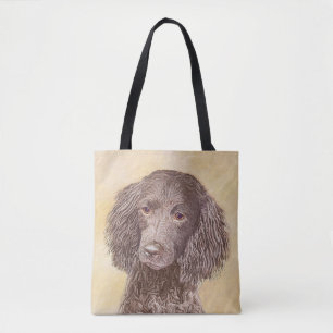 American Water Spaniel Gemälde - Originale Hundeku Tasche