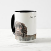 American Water Spaniel Hund Tasse (Vorderseite Links)