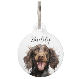 American Water Spaniel Name ID-Tag Haustiermarke