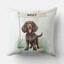 American Water Spaniel Wasserfarbe Personalisierte