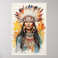 American Watercolor Art Print
