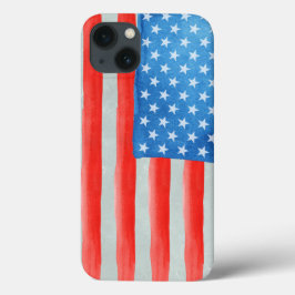 American Watercolor Flag Case-Mate iPhone Hülle