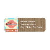 American Wedding Address Label (Vorne)