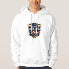 American Welder Forged In Fire Shield Design Hoodie