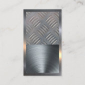 American Welder Logo | Stahl Visitenkarte (Rückseite)