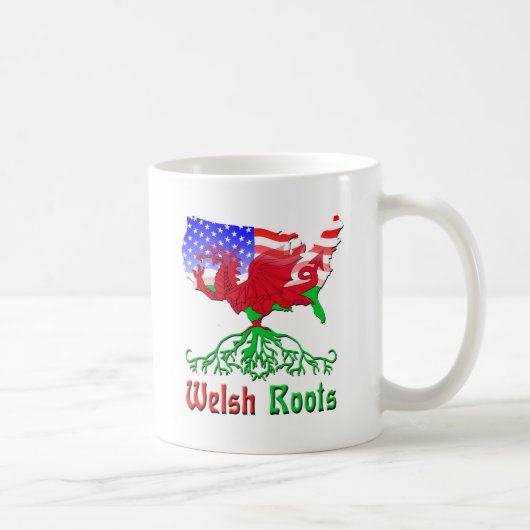 American Welsh Roots Kaffeetasse (Rechts)