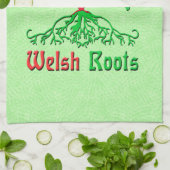 American Welsh Roots Kitchen Handtücher (Gefaltet)