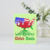American Welsh Roots Postkarten (Stehend Vorderseite)