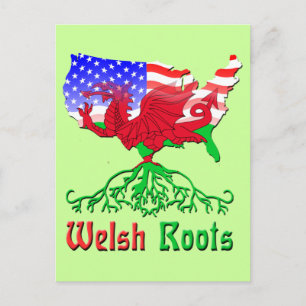 American Welsh Roots Postkarten