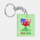 American Welsh Roots Schlüsselanhänger (Vorderseite links)