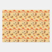 American Western Desert Cowboy Cactus Pattern Sun Geschenkpapier Set (Vorderseite 2)
