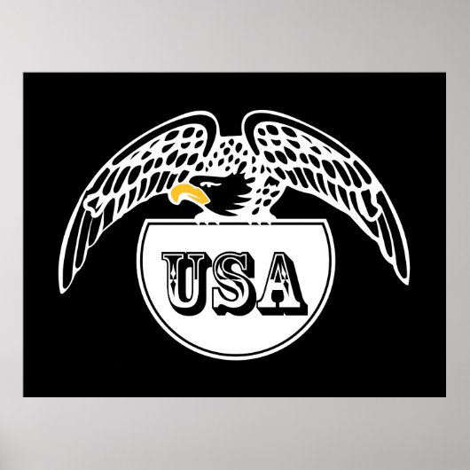 American White Eagle Poster (Vorne)