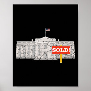 American White House verkauft! Funny Resist Politi Poster