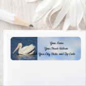 American White Pelican Address Labels (Insitu)