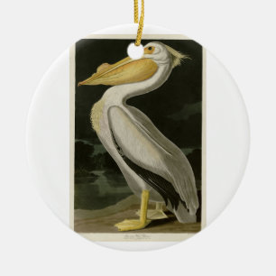 American White Pelican, Audubon's Birds of America Keramik Ornament