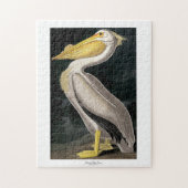 American White Pelican John James Audubon 11 x 14 Puzzle (Vertikal)