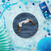 American White Pelican Paper Platte Pappteller (Party)