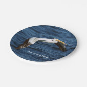 American White Pelican Paper Platte Pappteller (Schrägansicht)