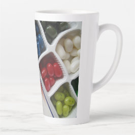 American White Red and Blue White/Gold 22 oz Stein Milchtasse