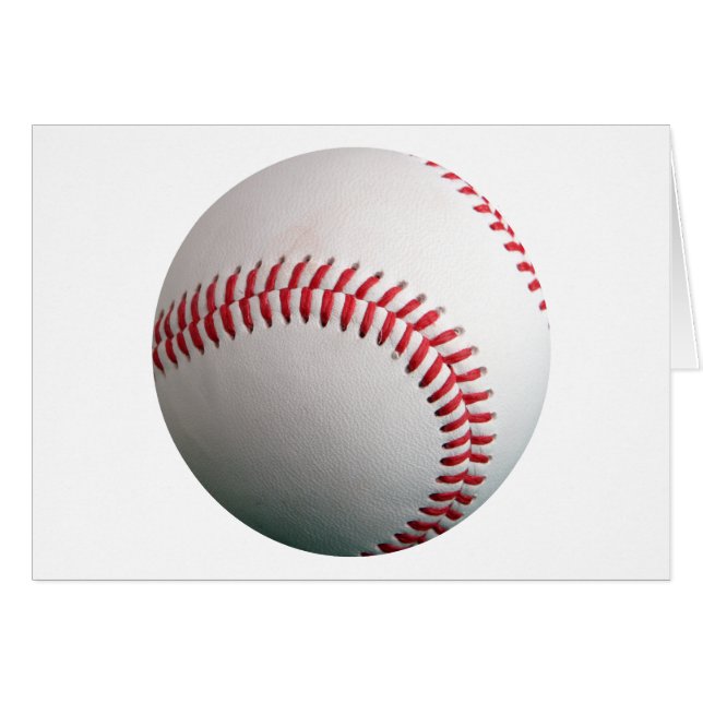 American White Single Baseball (Vorderseite (Horizontal))