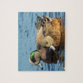 American Widgeon Encks (Drake und Hen) Puzzle (Vertikal)