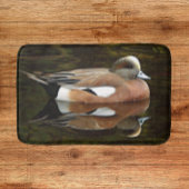 American Wigeon Duck on Pond Badematte