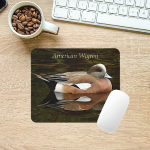 American Wigeon Duck on Pond Mousepad