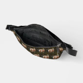 American Wigeon Duck on Pond Pattern Bauchtasche (Offen)