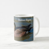 American Wigeon Kaffeetasse (VorderseiteRechts)