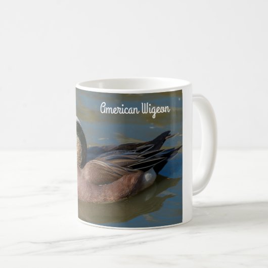 American Wigeon Kaffeetasse (VorderseiteRechts)