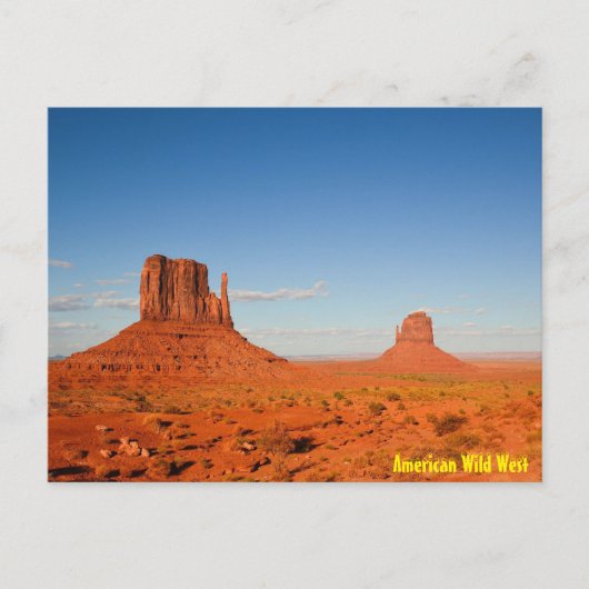 American Wild West Postkarte (Vorderseite)