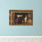 American WildWest Blacksmith and Cowboy Leinwanddruck (Insitu (Holzboden))