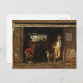 American WildWest Blacksmith and Cowboy Postkarte (Vorne/Hinten)