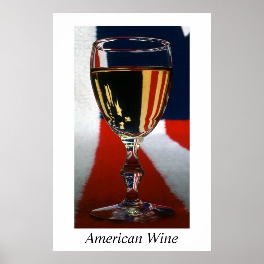 American Wine Poster (Vorne)