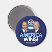 AMERICAN WINS Magnet (Vorderseite/Rückseite)