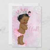 American Winter Wonderland Baby Dusche Einladung (Vorderseite)