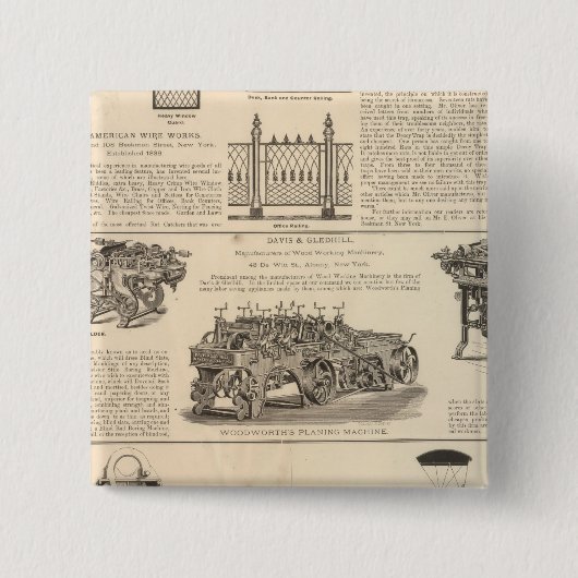 American Wire Works Button (Vorderseite)