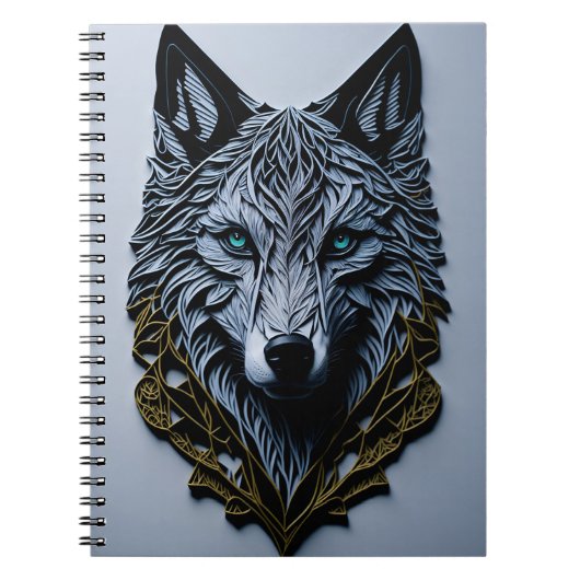 American wolf 4 notizblock (Vorderseite)