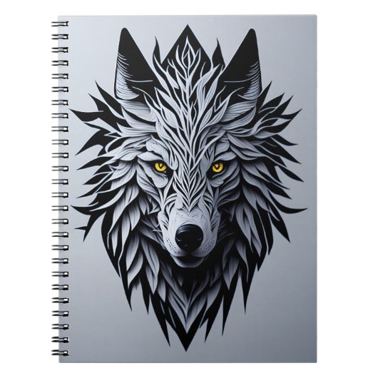American wolf 6 notizblock (Vorderseite)