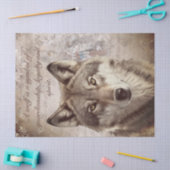 American Wolf Seidenpapier (Basteln)