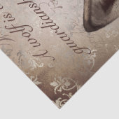 American Wolf Seidenpapier (Detail)