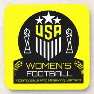American Women's Football Getränkeuntersetzer
