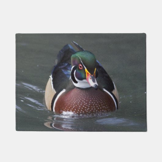 American Wood Duck Door Mat Fußmatte (Vorderseite)