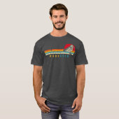 American Woodcock Bird Retro Vintag einzigartiges T-Shirt (Vorne ganz)