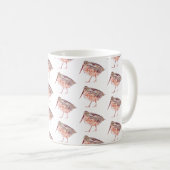 American Woodcock Pattern Kaffeetasse (VorderseiteRechts)