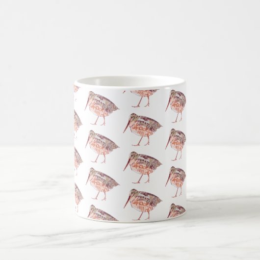 American Woodcock Pattern Kaffeetasse (Mittel)