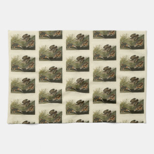 American Woodcock von Audubons Vögeln von Amerika Geschirrtuch